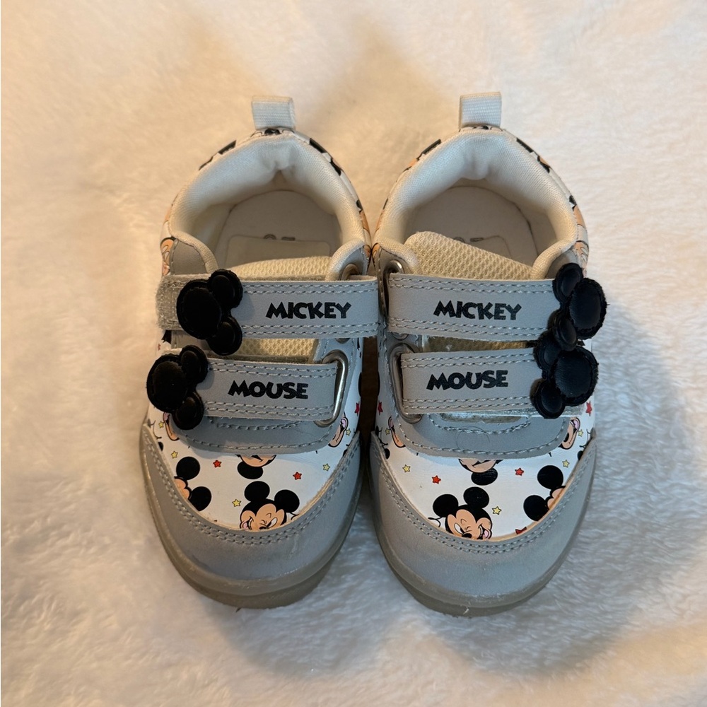 Disney Mickey Mouse Kids Sneakers - Black, White, Gray